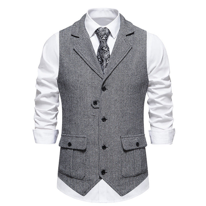 HENRY | MEN’S VINTAGE WOVEN WAISTCOAT