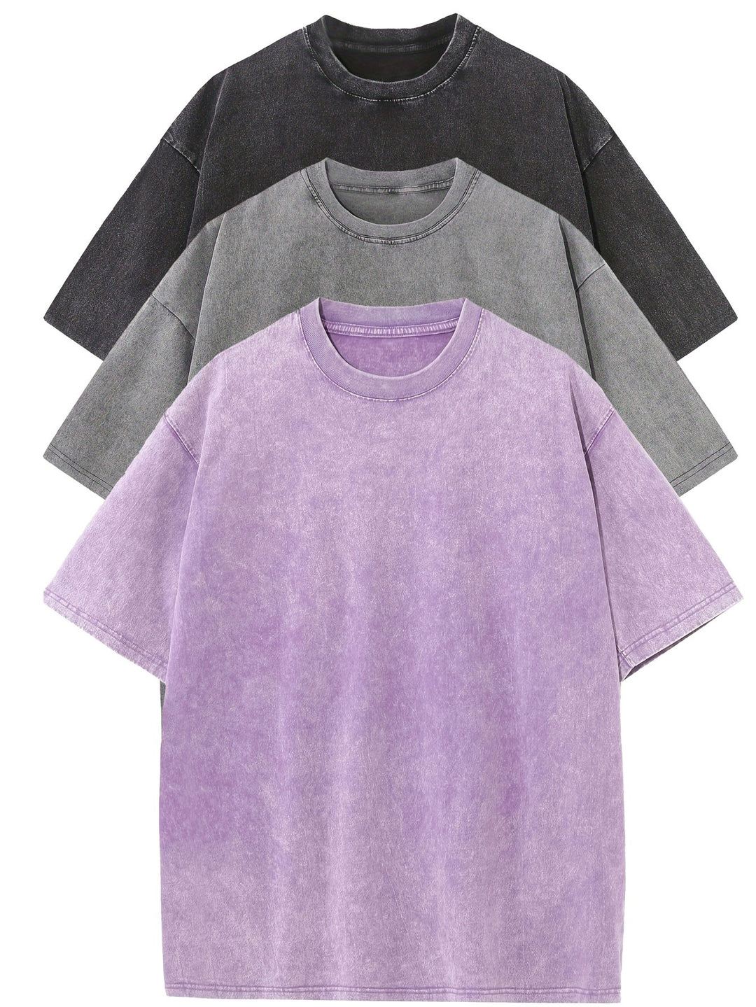 3 TEES | MEN’S COTTON T-SHIRT SET (PACK OF 3)