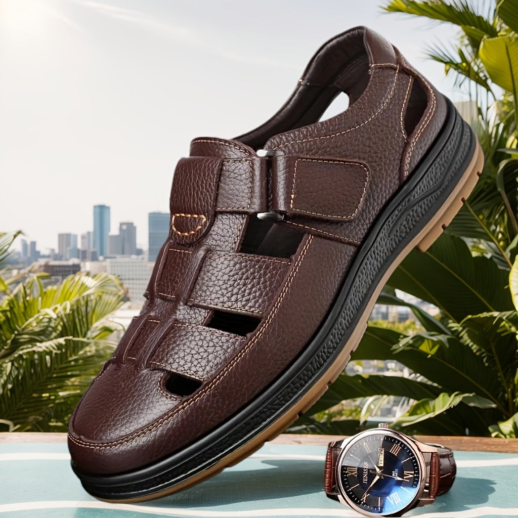 ALEXANDER | MEN’S LEATHER SUMMER SANDALS
