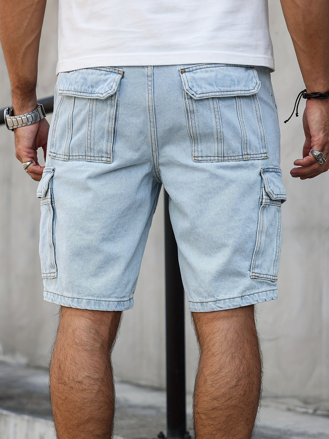 EDWARD | MEN’S BLUE DENIM SHORTS