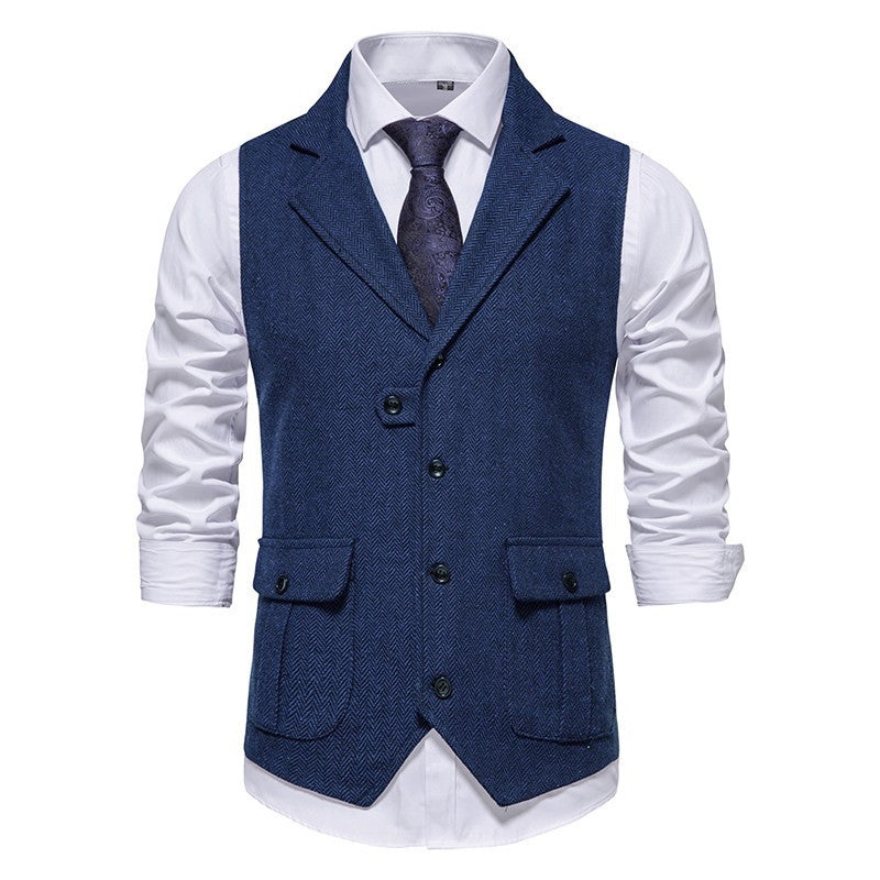 HENRY | MEN’S VINTAGE WOVEN WAISTCOAT