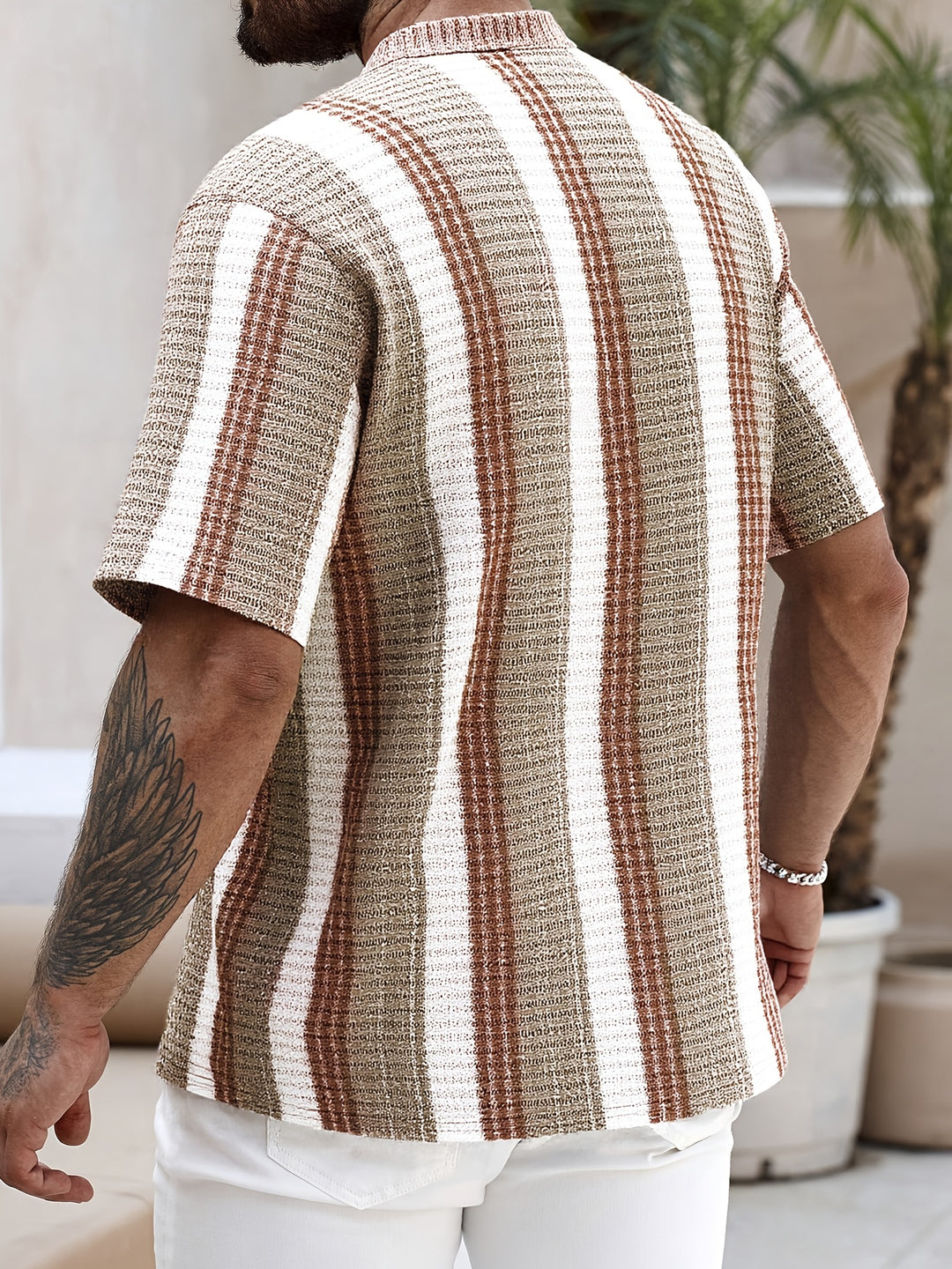 BILLY | STRIPED LIGHTWEIGHT SHORT-SLEEVE SHIRT