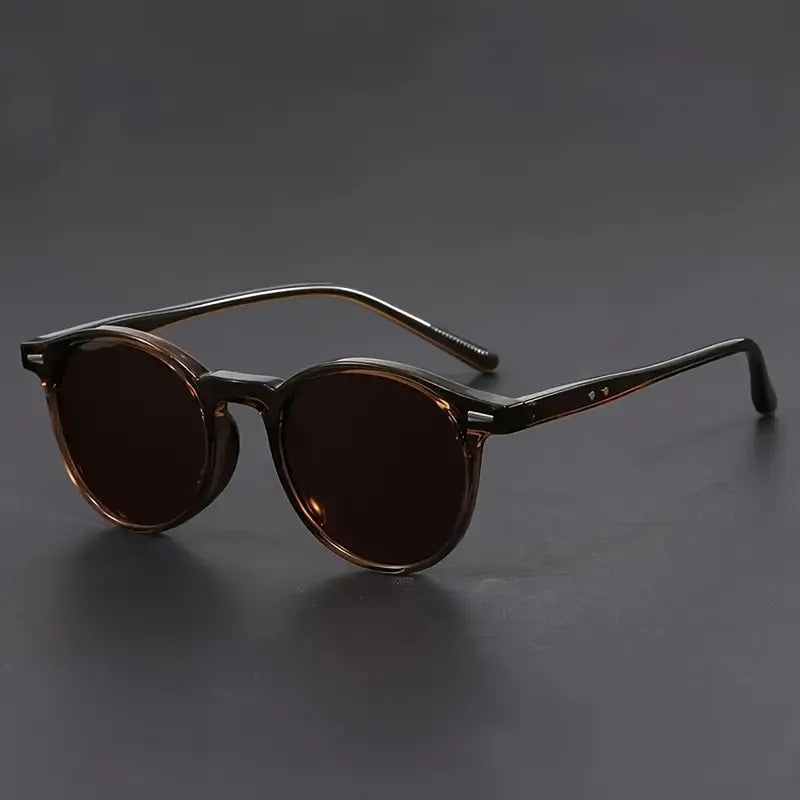 OLIVERA | RETRO TORTOISESHELL ROUND SUNGLASSES