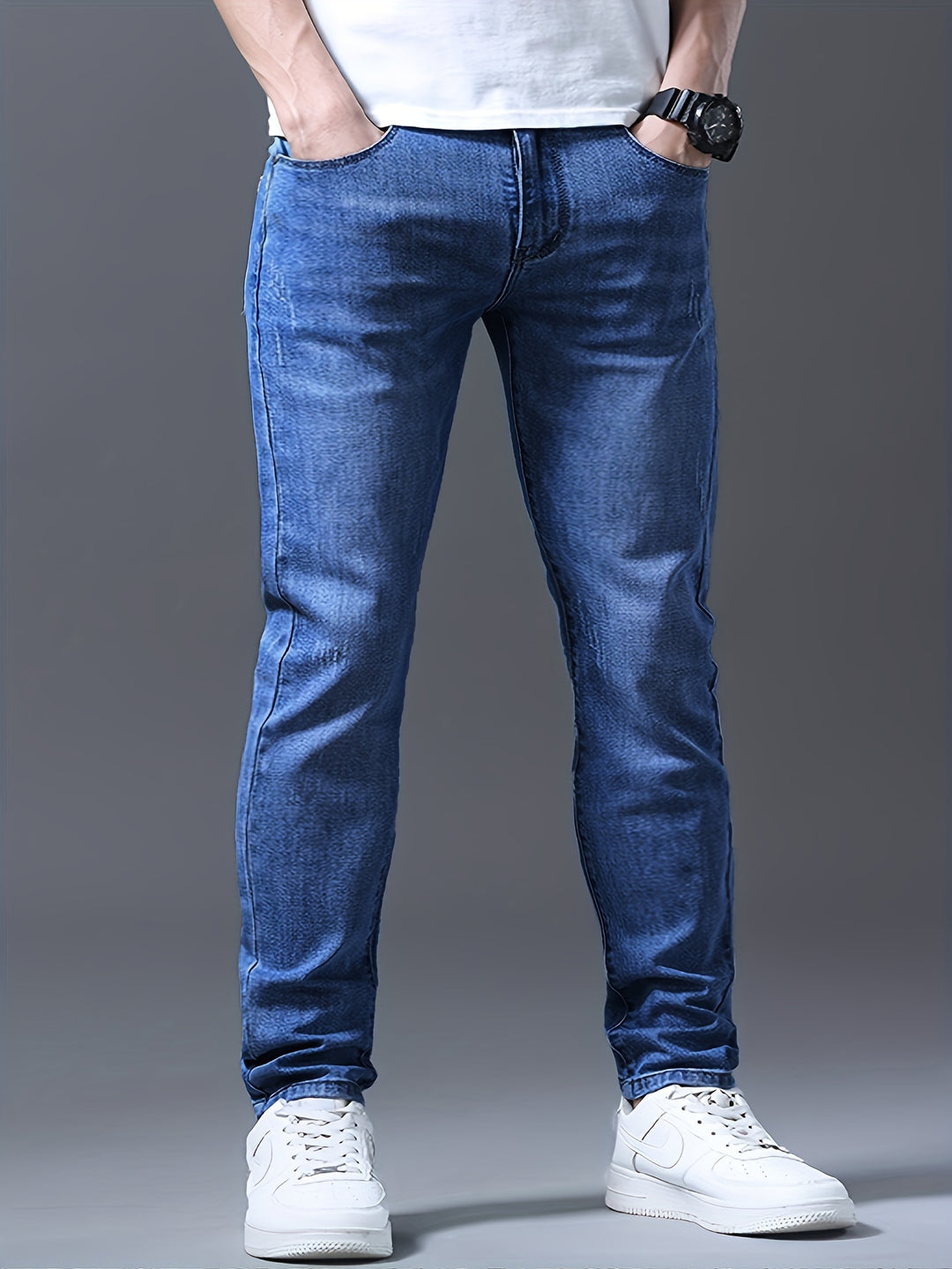 ETHAN | MEN’S SLIM-FIT STRETCH DENIM JEANS