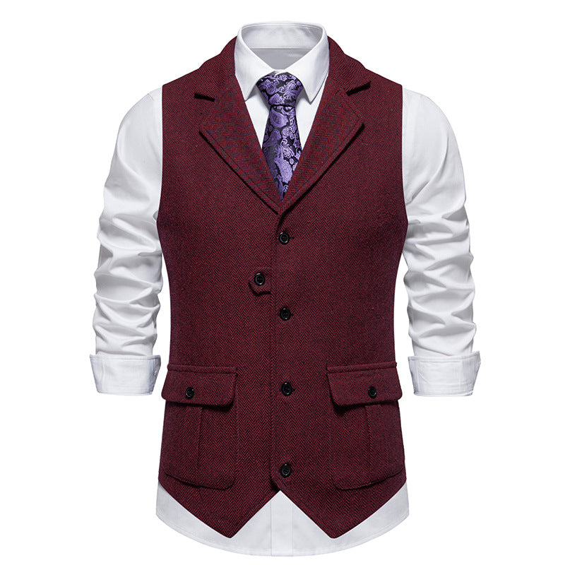 HENRY | MEN’S VINTAGE WOVEN WAISTCOAT