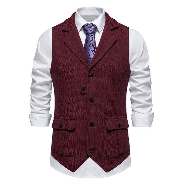 HENRY | MEN’S VINTAGE WOVEN WAISTCOAT