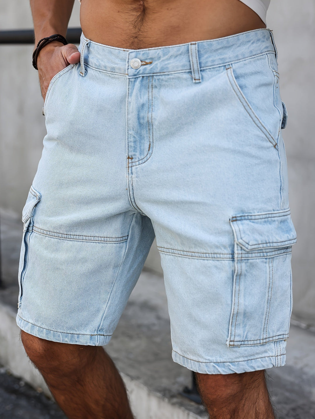 EDWARD | MEN’S BLUE DENIM SHORTS