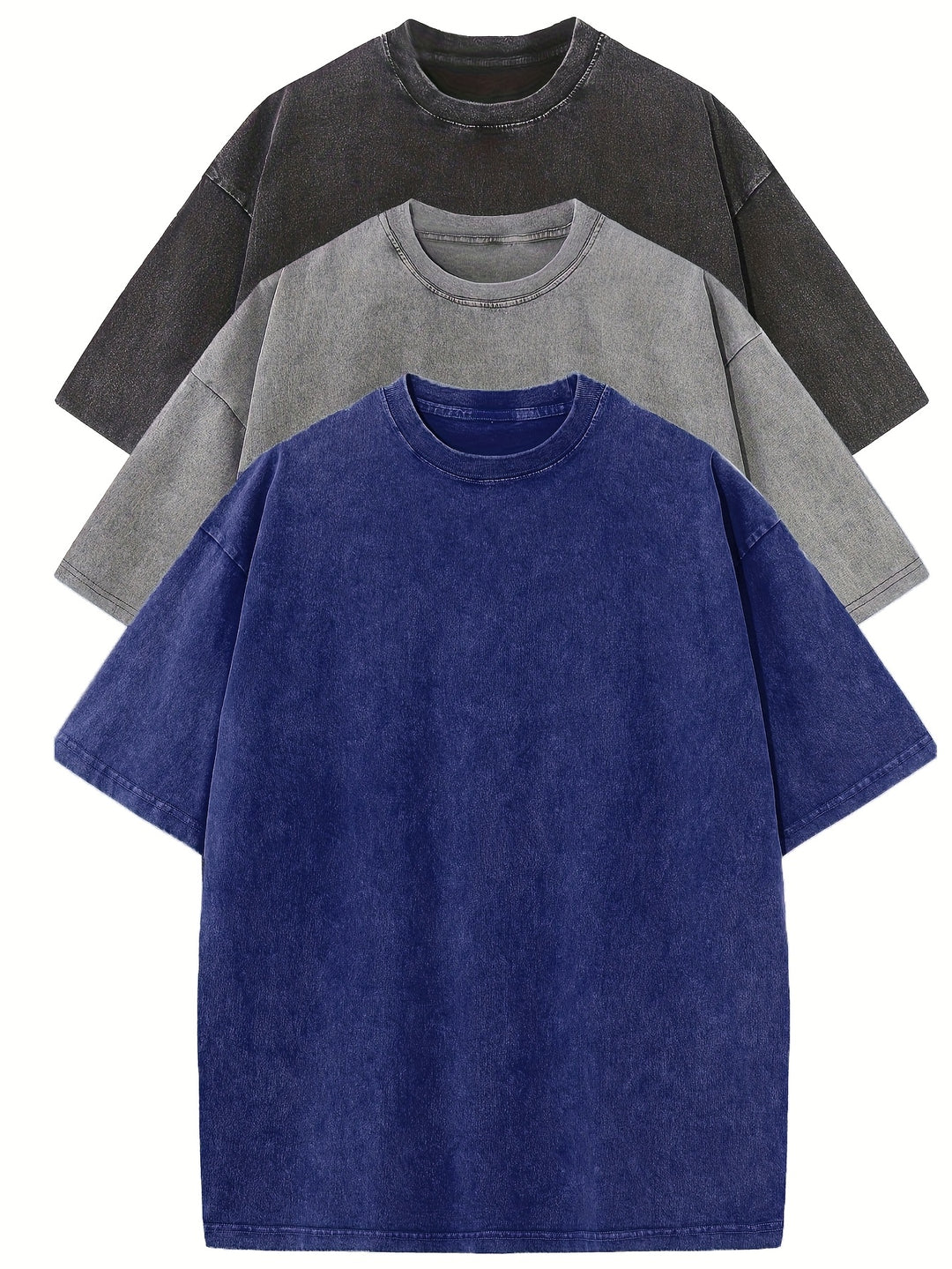 3 TEES | MEN’S COTTON T-SHIRT SET (PACK OF 3)