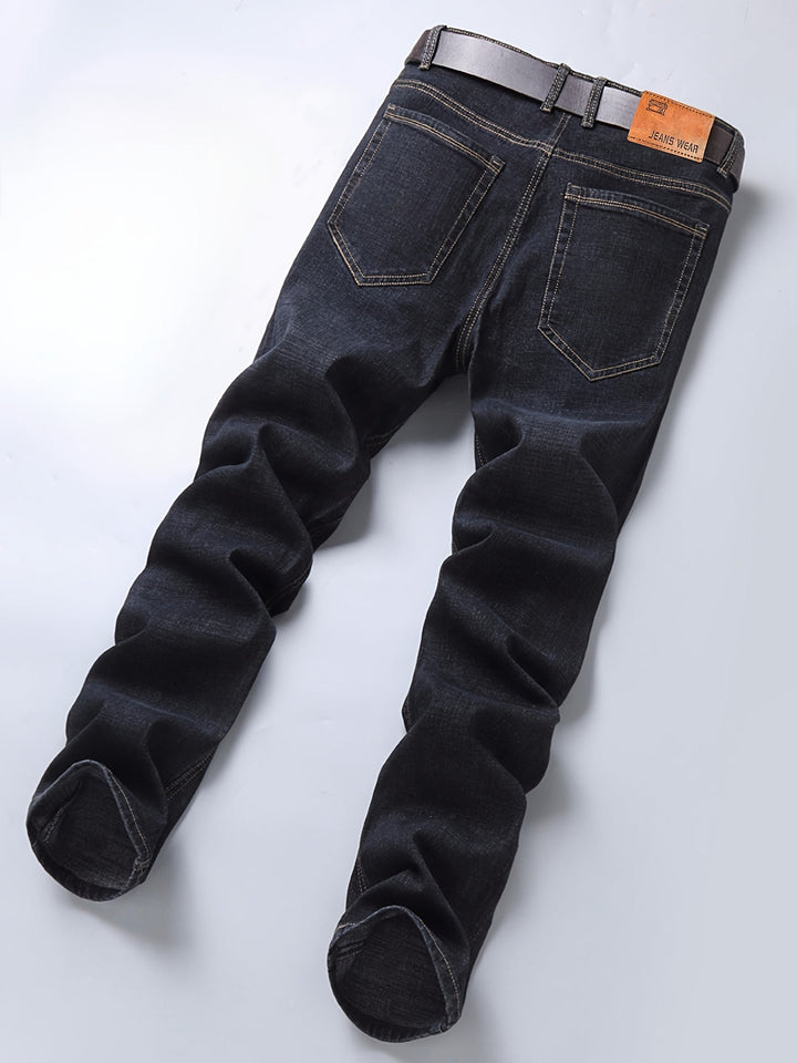 OWEN | MEN’S WIDE-LEG WASHED DENIM JEANS