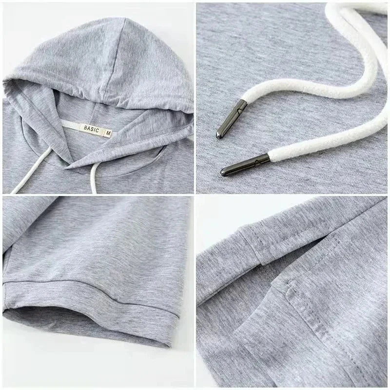 ALEXIS | SHORT-SLEEVE HOODED TOP