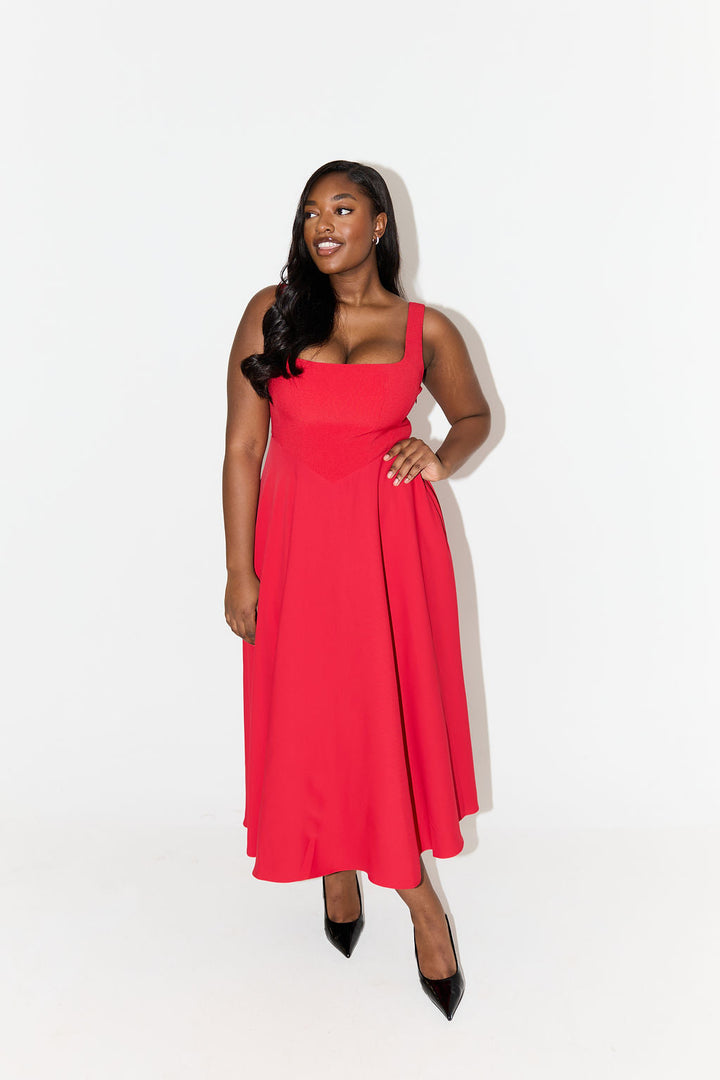 DENISE | ELEGANT BODYCON SUMMER MAXI DRESS