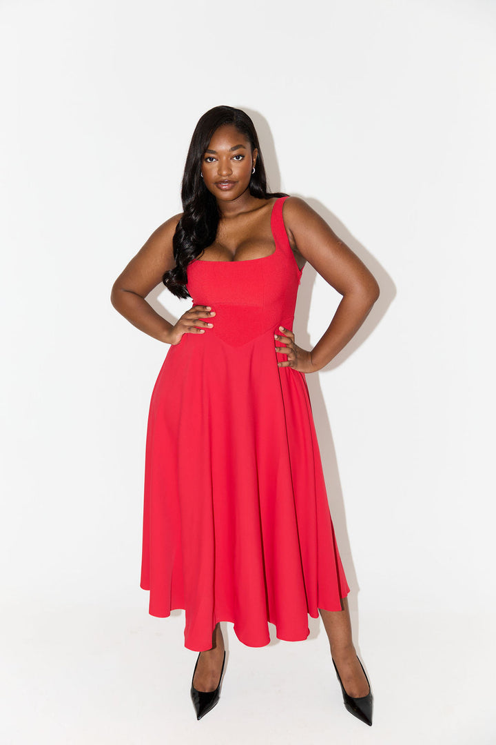 DENISE | ELEGANT BODYCON SUMMER MAXI DRESS
