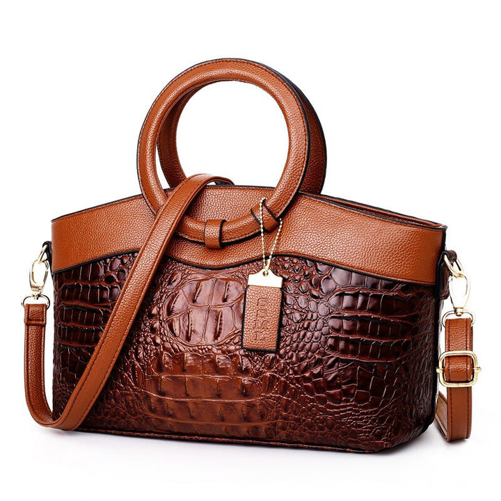ORLENE | RETRO GRADIENT CROCODILE HANDBAG