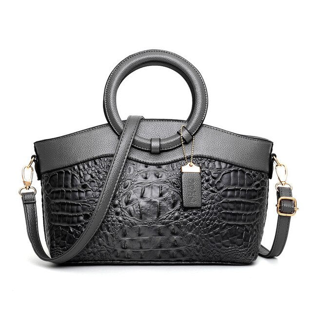 ORLENE | RETRO GRADIENT CROCODILE HANDBAG