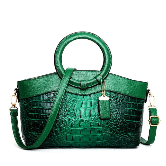 ORLENE | RETRO GRADIENT CROCODILE HANDBAG