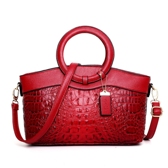 ORLENE | RETRO GRADIENT CROCODILE HANDBAG