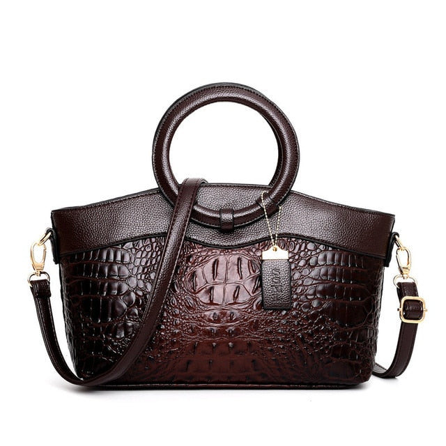ORLENE | RETRO GRADIENT CROCODILE HANDBAG