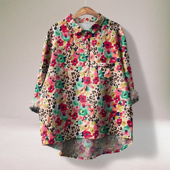 ROSA | FEMININE FLORAL BLOUSE