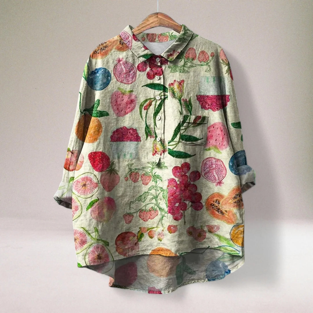 ROSA | FEMININE FLORAL BLOUSE