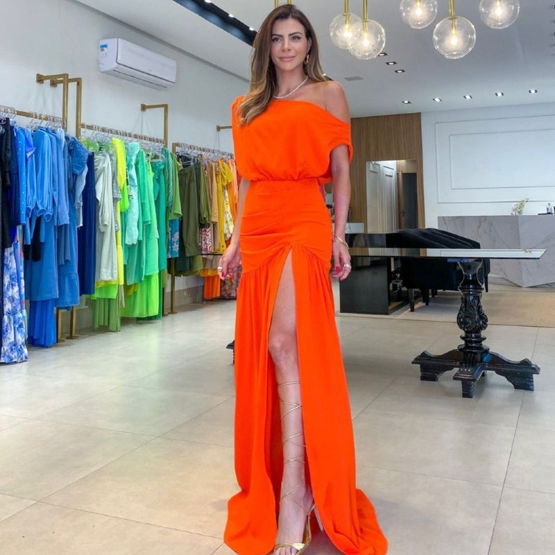 LESLIE | OFF-SHOULDER MAXI DRESS