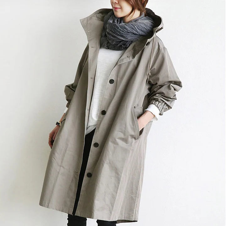 GIA | WATER-RESISTANT ELEGANT TRENCH COAT