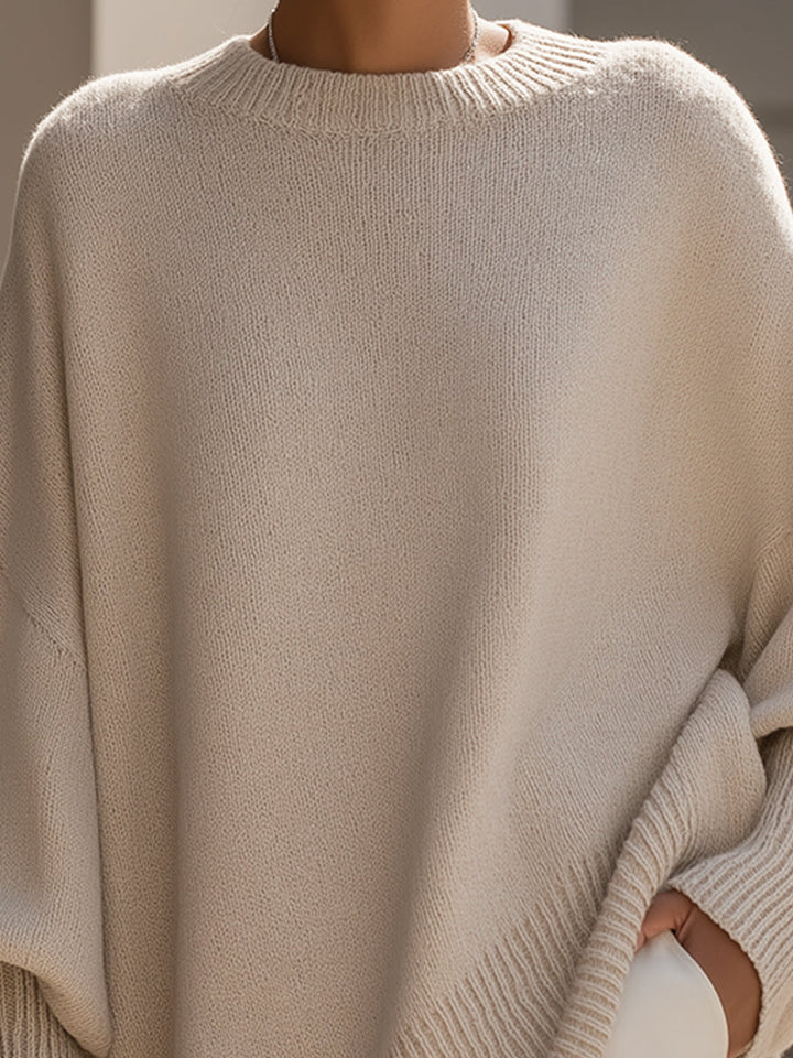 LUISA | OVERSIZED RIBBED SWEATER