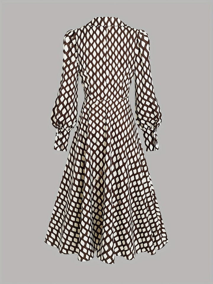 INGRID | ELEGANT EVENING V-NECK DRESS