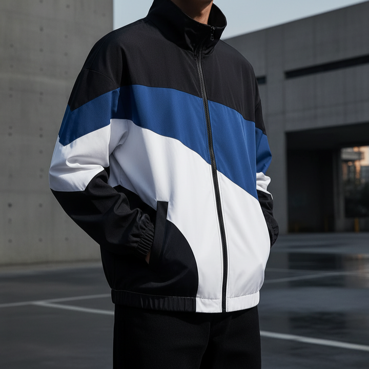 XAVIER | MEN’S COLOUR-BLOCK WINDBREAKER