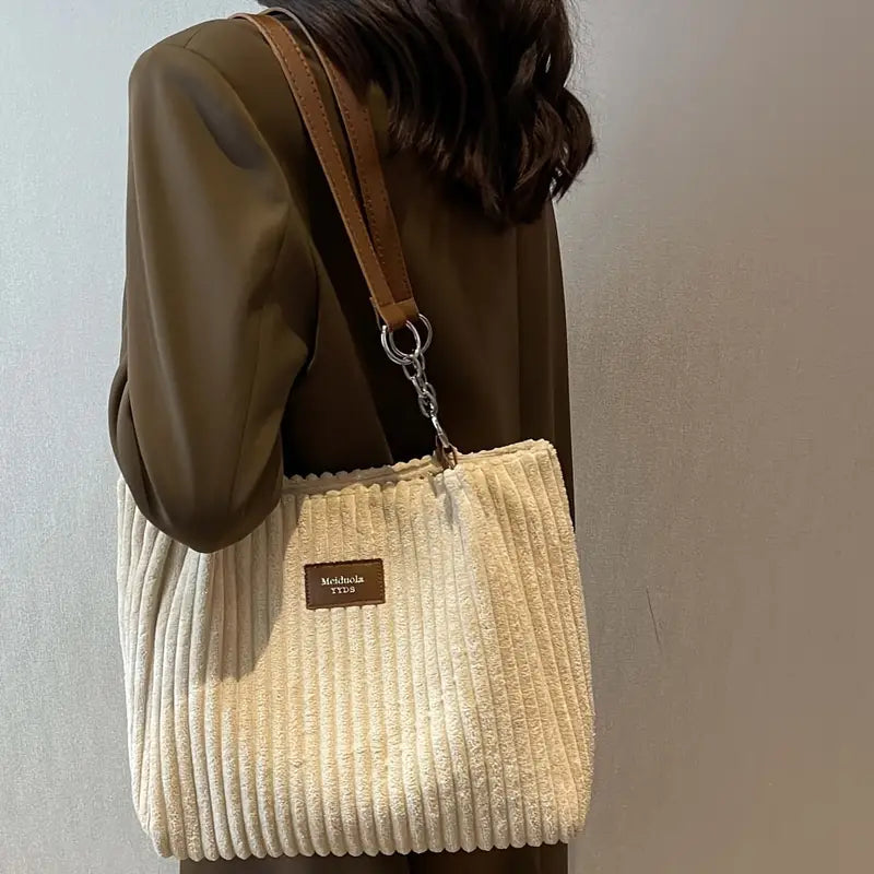 MERRYL | CORDUROY EVERYDAY TOTE