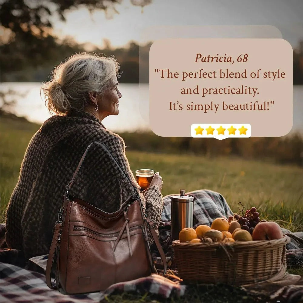 ROCHELLE | LUXURY LEATHER SHOULDER BAG