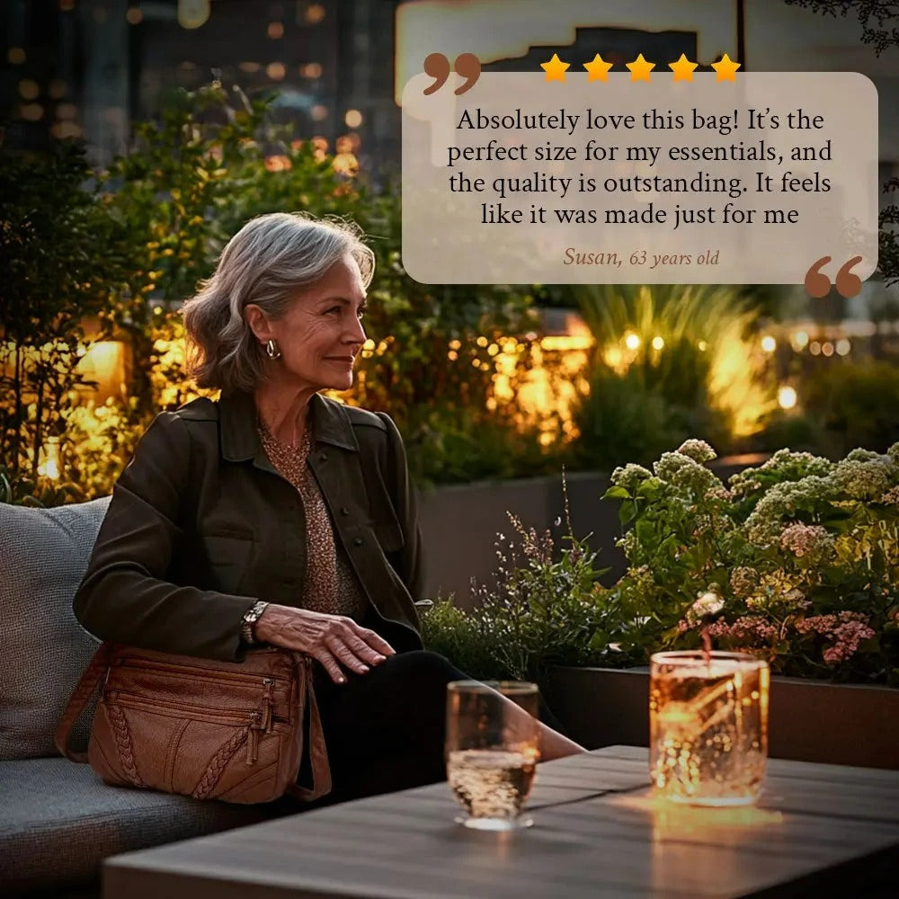 BELINDA | LUXURIOUS SOFT LEATHER SHOULDER BAG