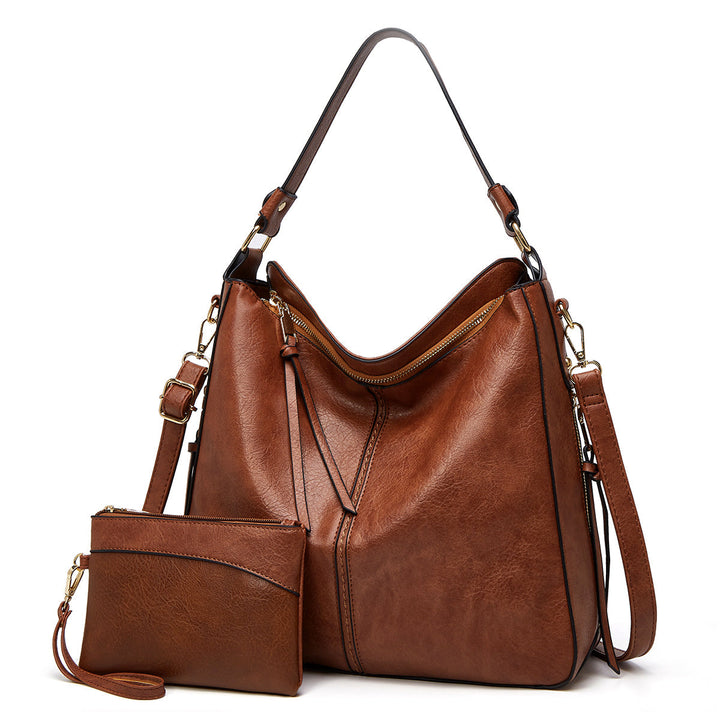 BROOKLY | LUXURY LEATHER HOBO HANDBAG