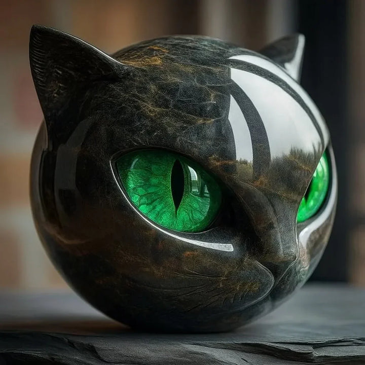 NYXCHARM OSIRIS | MYSTIC BLACK CAT HEAD SCULPTURE