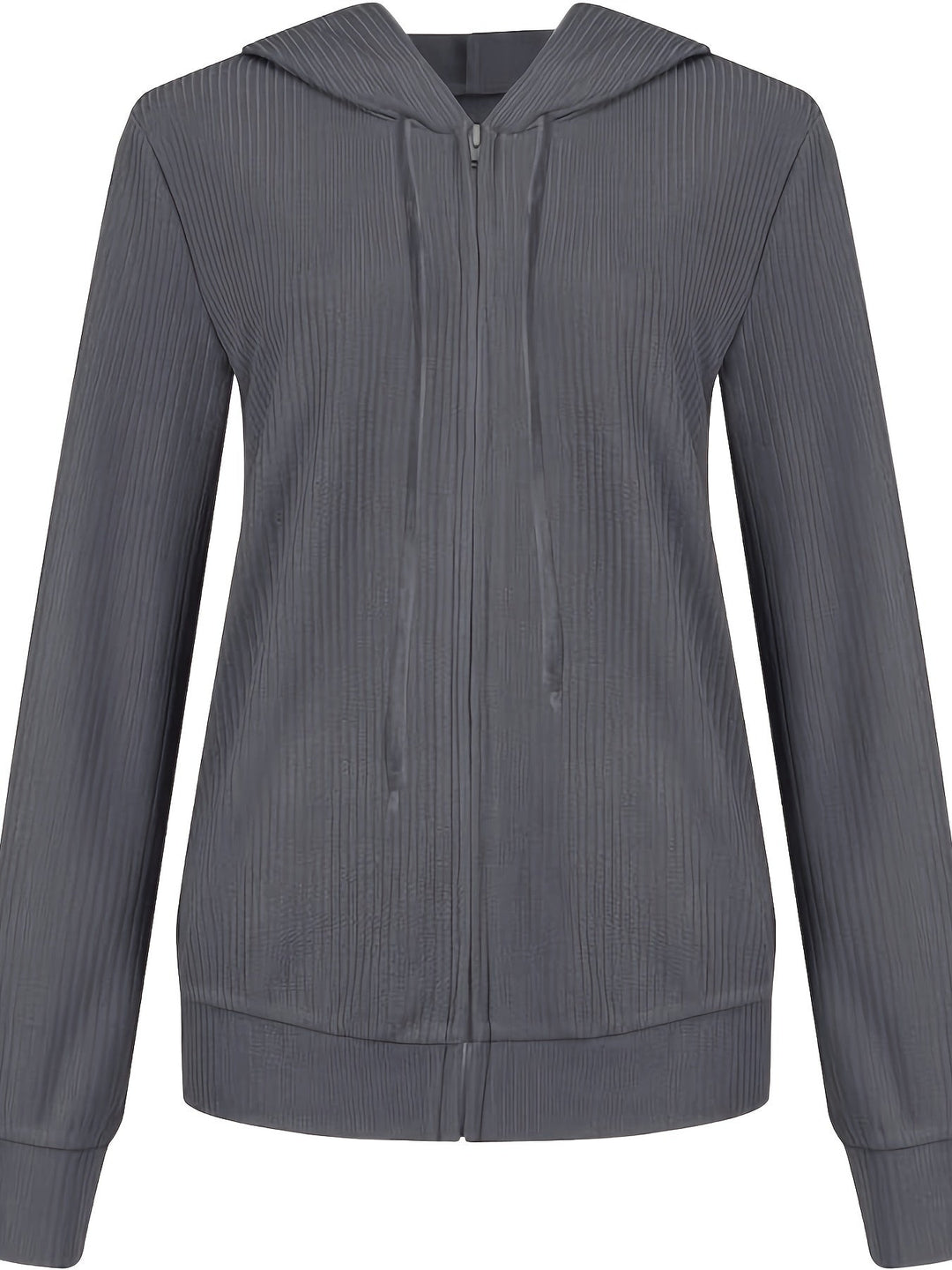 SIENNA | WOMEN’S RIBBED ZIP-UP HOODIE