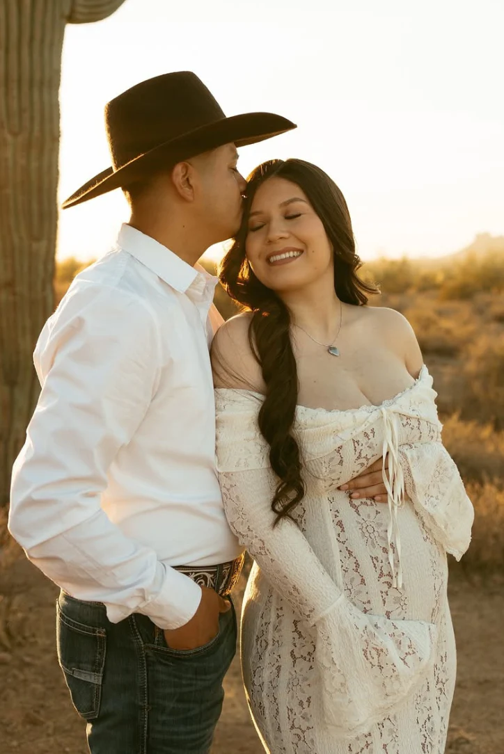 ANNA | ELEGANT HOLLOW OUT LACE MATERNITY DRESS