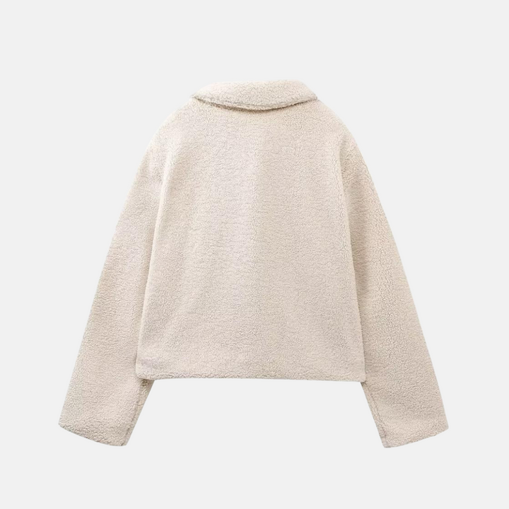 LESLIE | WOMEN’S CROPPED FLEECE JACKET