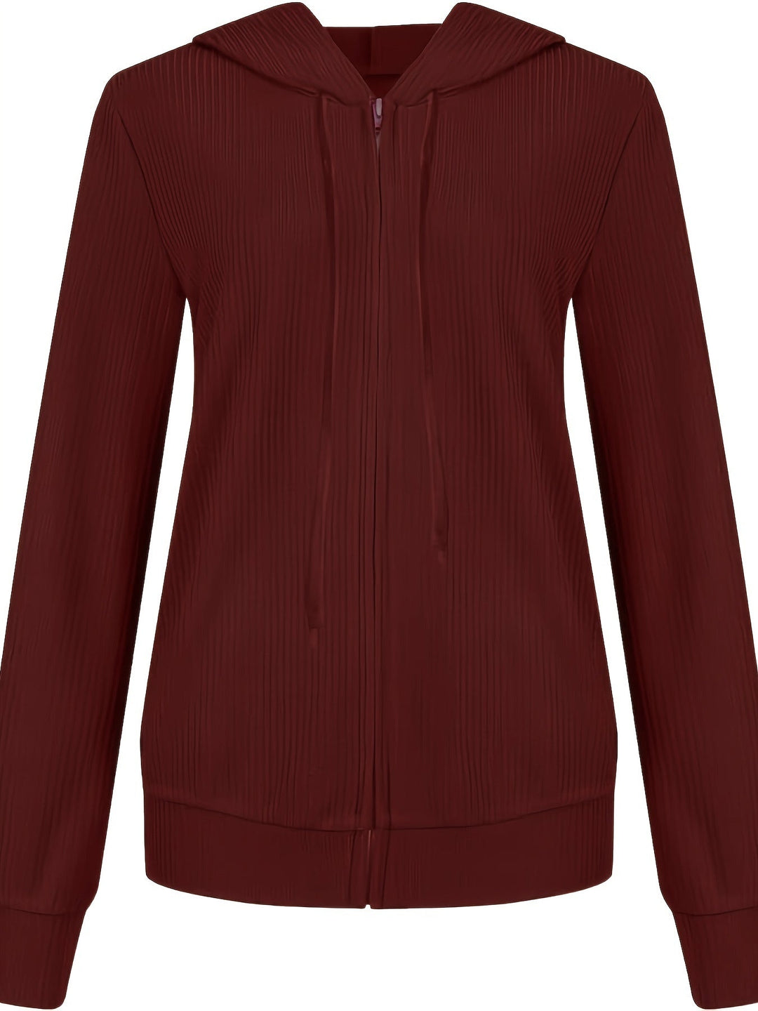 SIENNA | WOMEN’S RIBBED ZIP-UP HOODIE