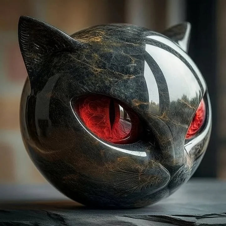NYXCHARM OSIRIS | MYSTIC BLACK CAT HEAD SCULPTURE