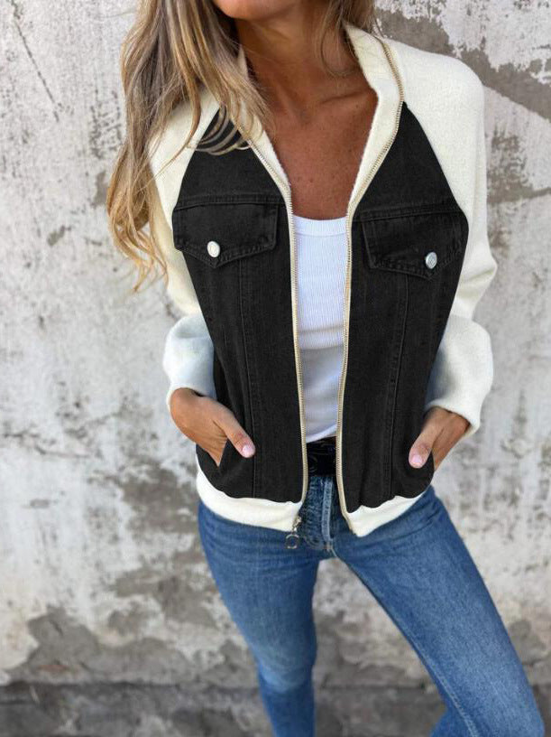 NYMPHA | EVERYDAY V-NECK ZIP JACKET