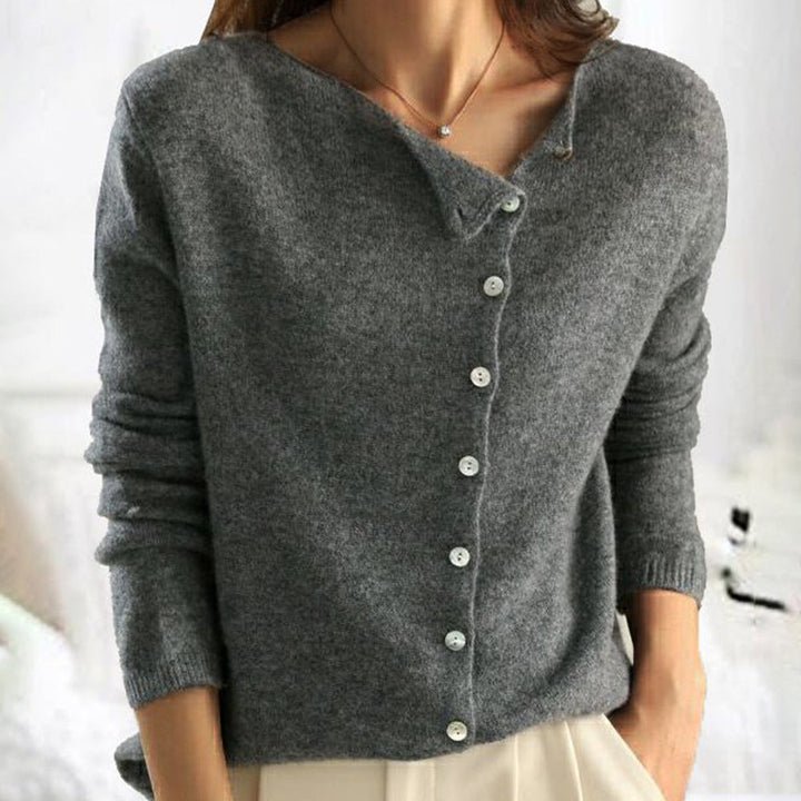 LOUISE | WOMEN’S SOFT KNIT WOOL SWEATER CARDIGAN