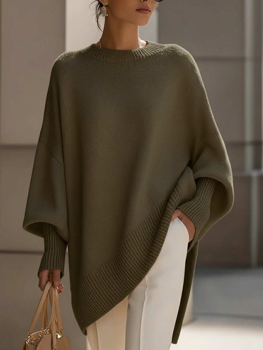 LUISA | OVERSIZED RIBBED SWEATER