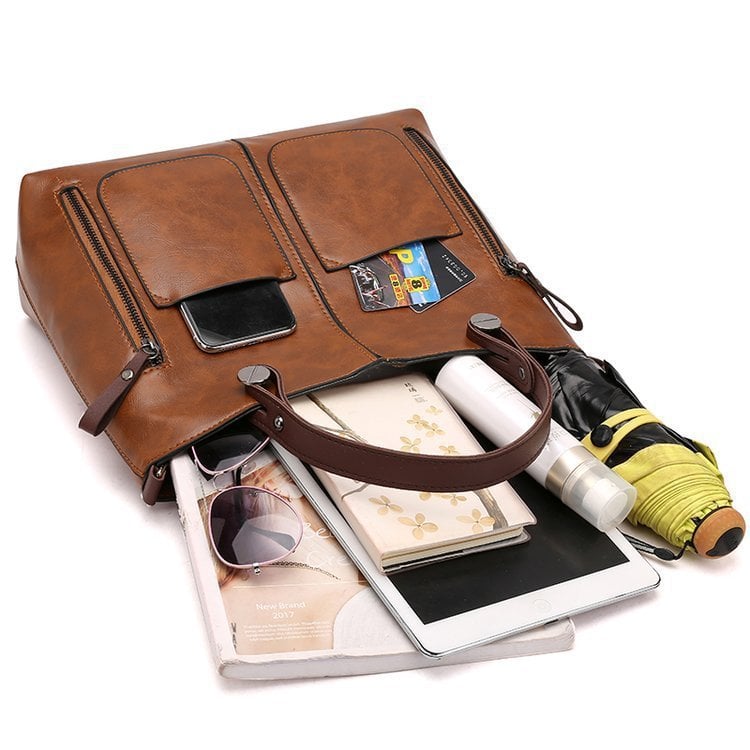 WINNIE | RETRO-INSPIRED PU LEATHER CROSSBODY HANDBAG