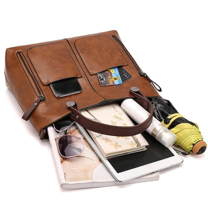 WINNIE | RETRO-INSPIRED PU LEATHER CROSSBODY HANDBAG