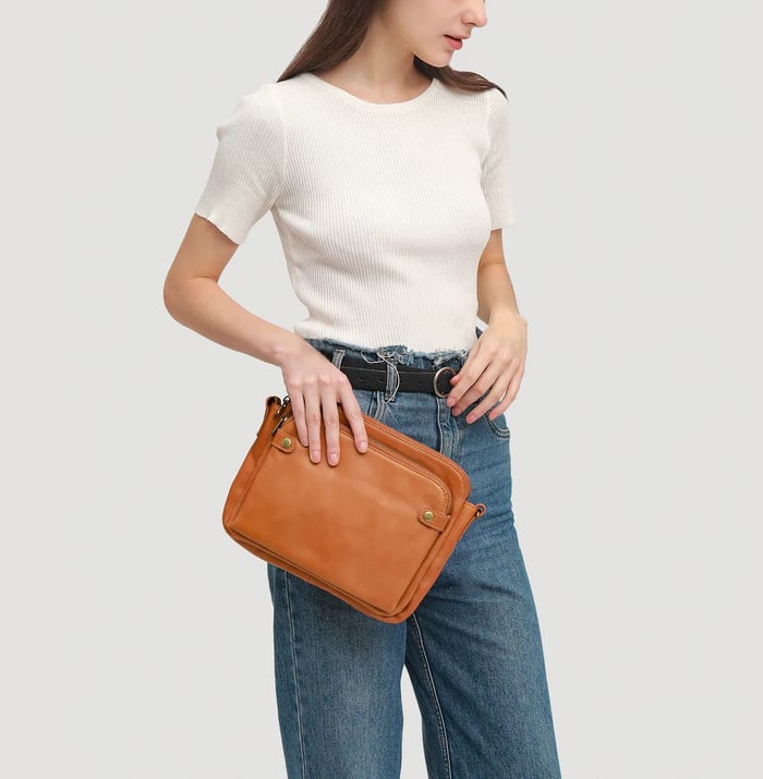JOLENE | SLEEK THREE-LAYER CROSSBODY BAG