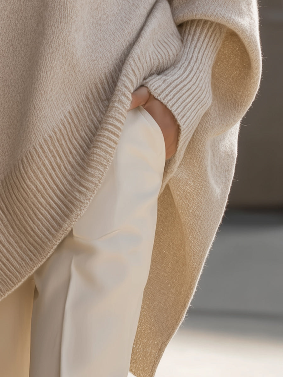 LUISA | OVERSIZED RIBBED SWEATER