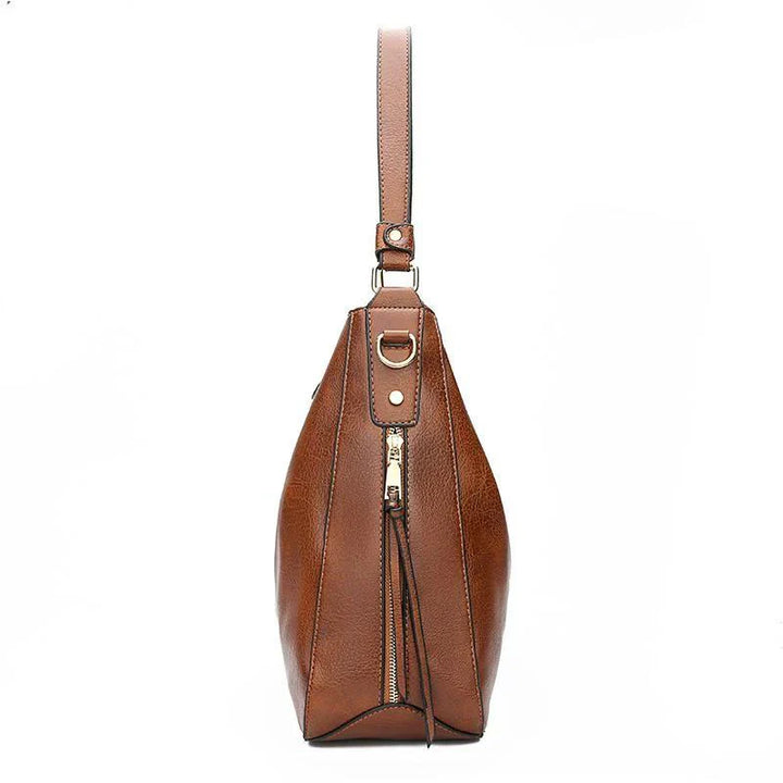 BROOKLY | LUXURY LEATHER HOBO HANDBAG