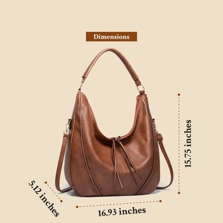 SHANE | ELEGANT TASSEL DETAIL SHOULDER BAG