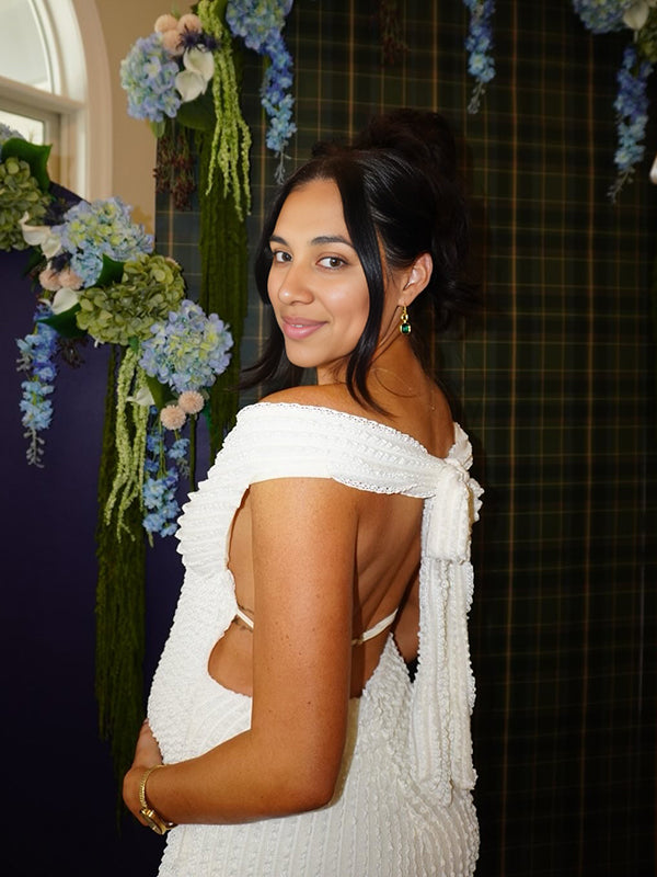 CARA | ELEGANT BACKLESS MATERNITY MAXI DRESS