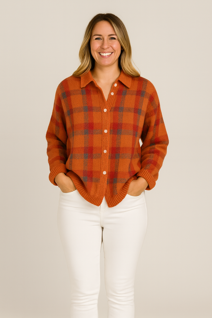 MILLIE | PLAID SWEATER