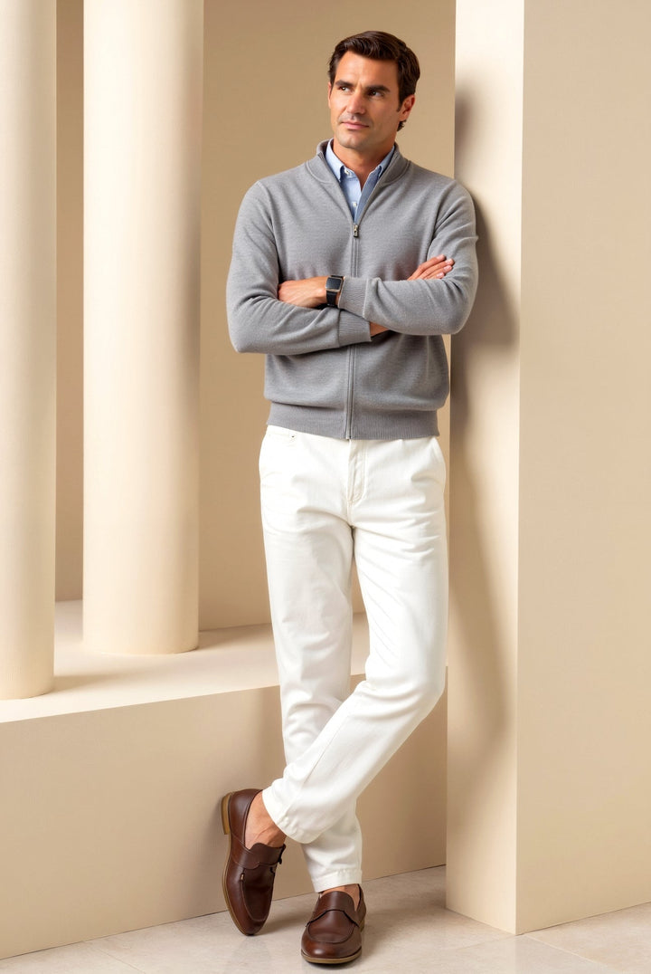 TONY | SLIM-FIT CARDIGAN SWEATER